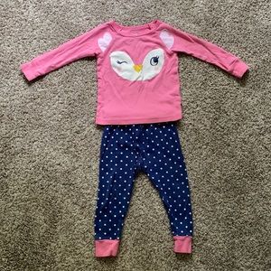 Carter’s Pink & Navy Owl Pajamas